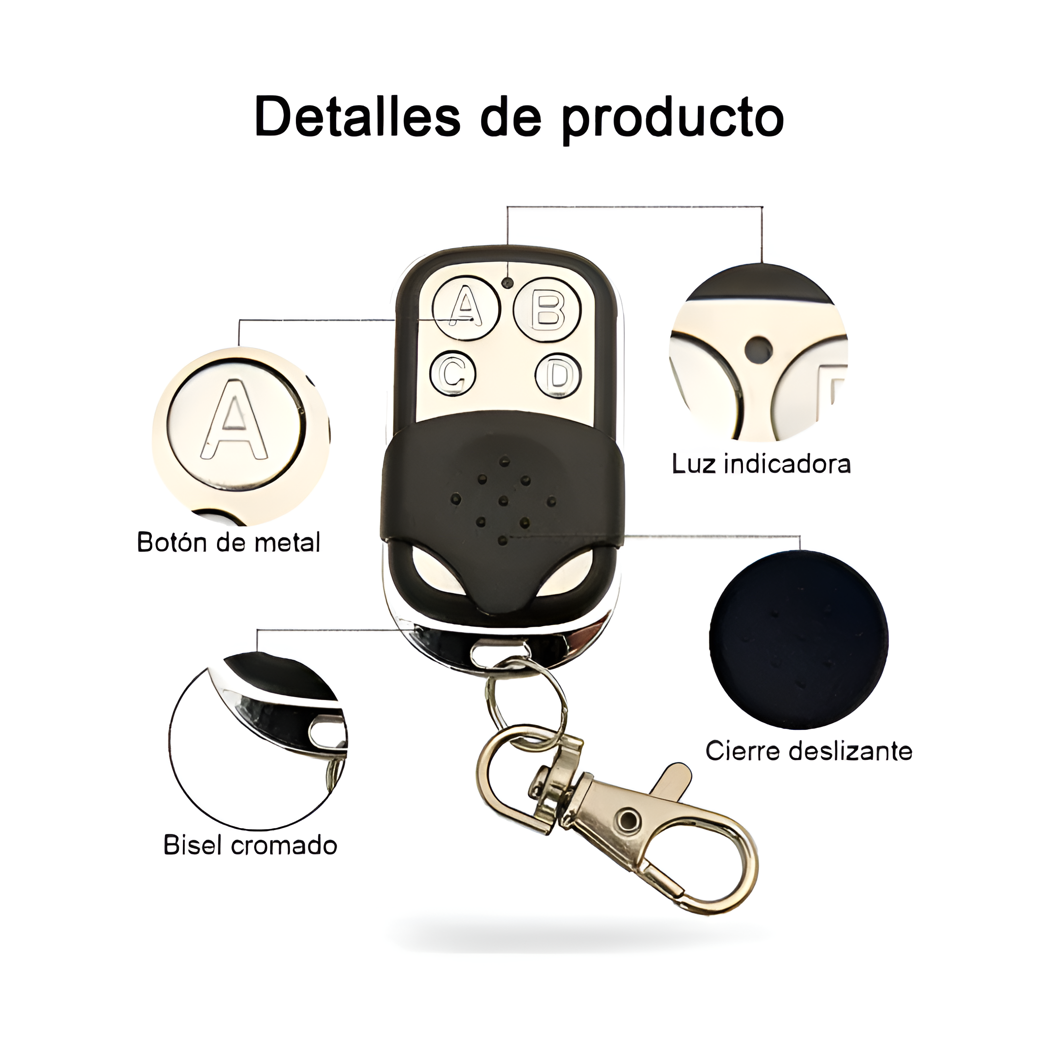Control Remoto Universal Para Porton Electrico 433 Mhz®