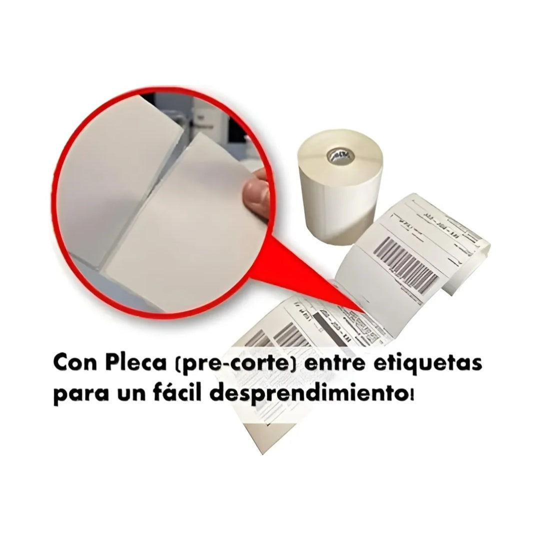 Rollo 500 Etiquetas Autoadhesivas Térmicas Mercado Envio X4®