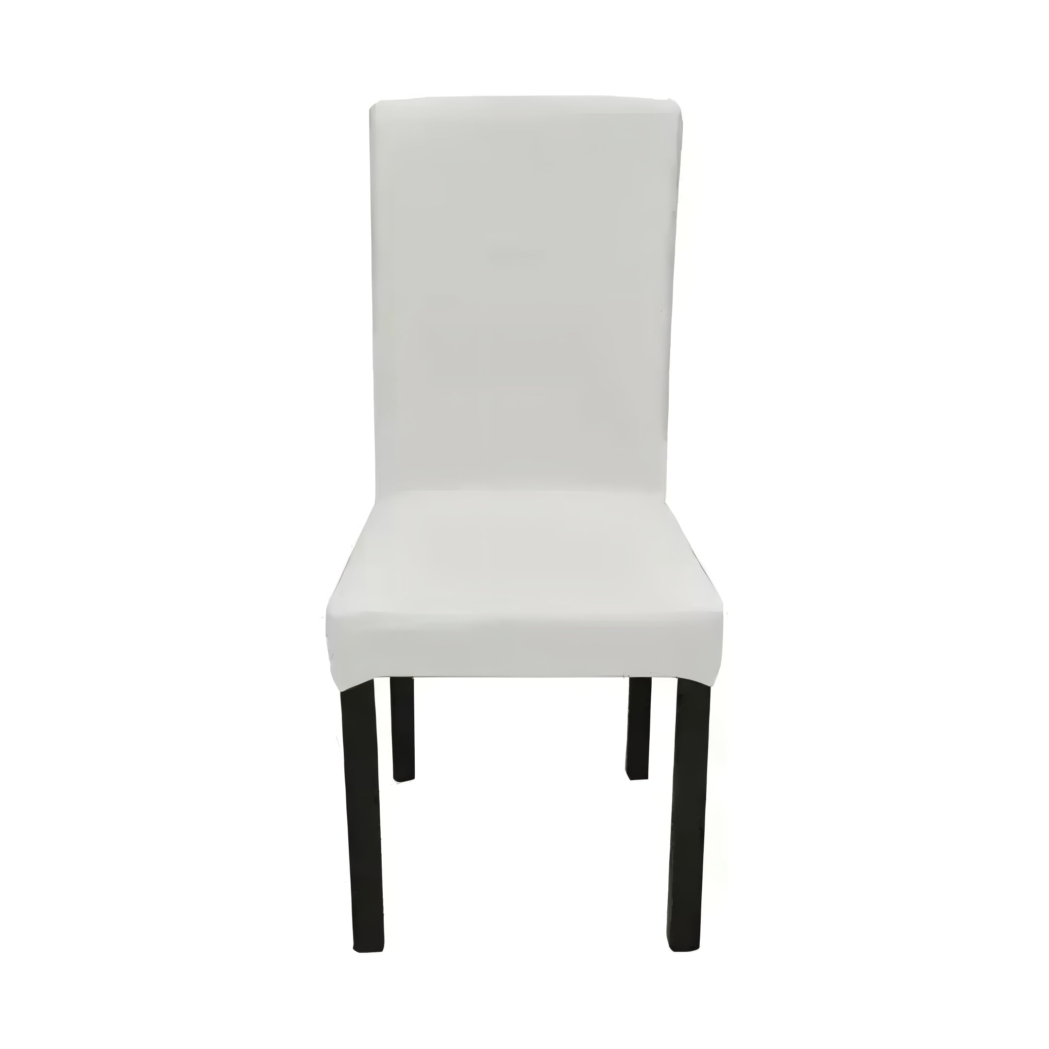 Funda Profesional De Silla Comedor Color Blanco Cubre Asiento Elastizada®
