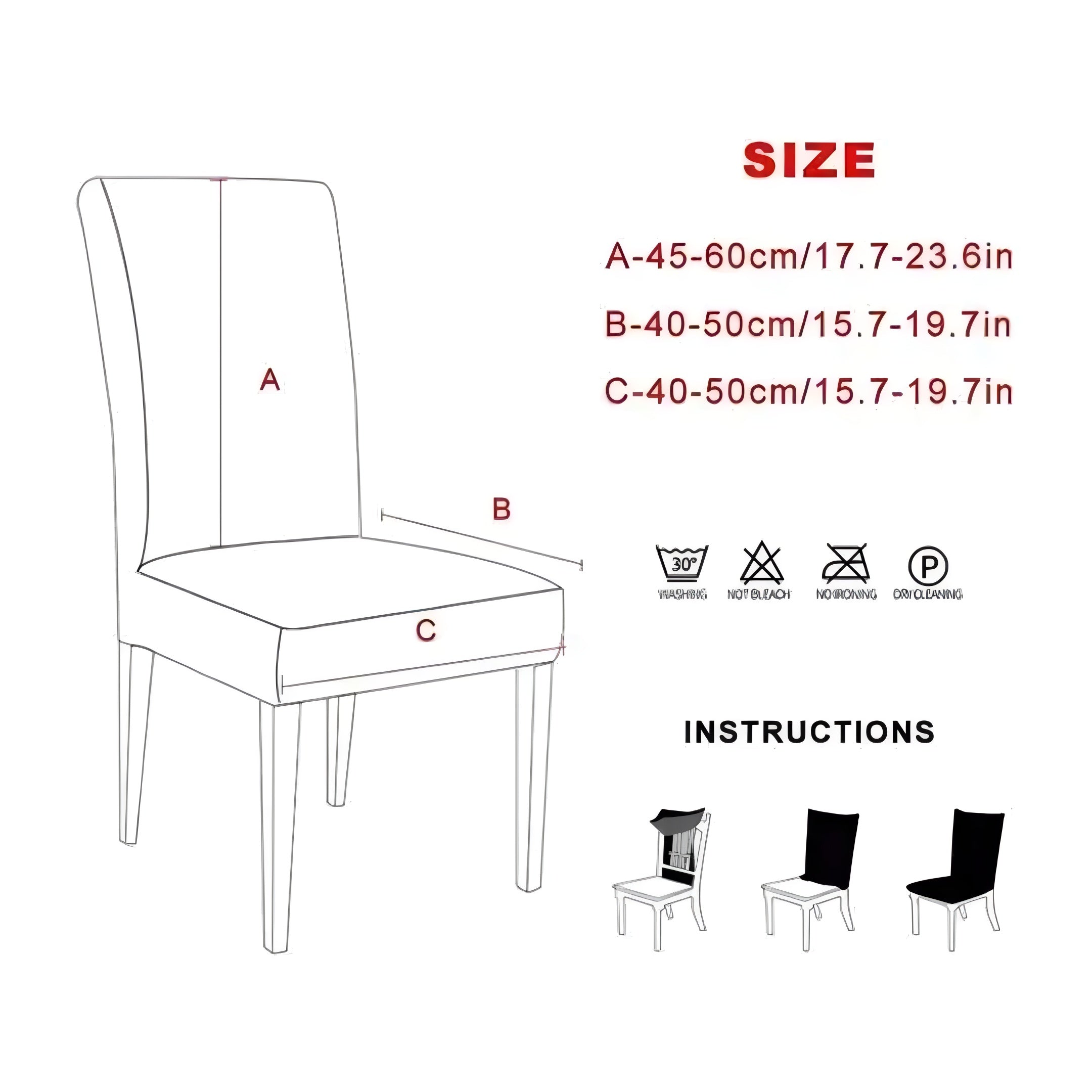 Funda Profesional De Silla Comedor Color Gris Cubre Asiento Elastizada®