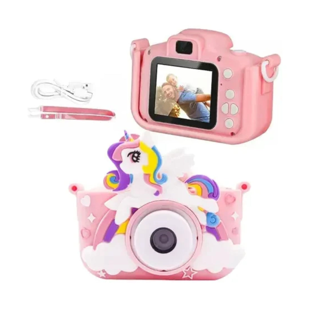 Cámara Digital Foto, Video Para Niños Con Pantalla Y Correa®