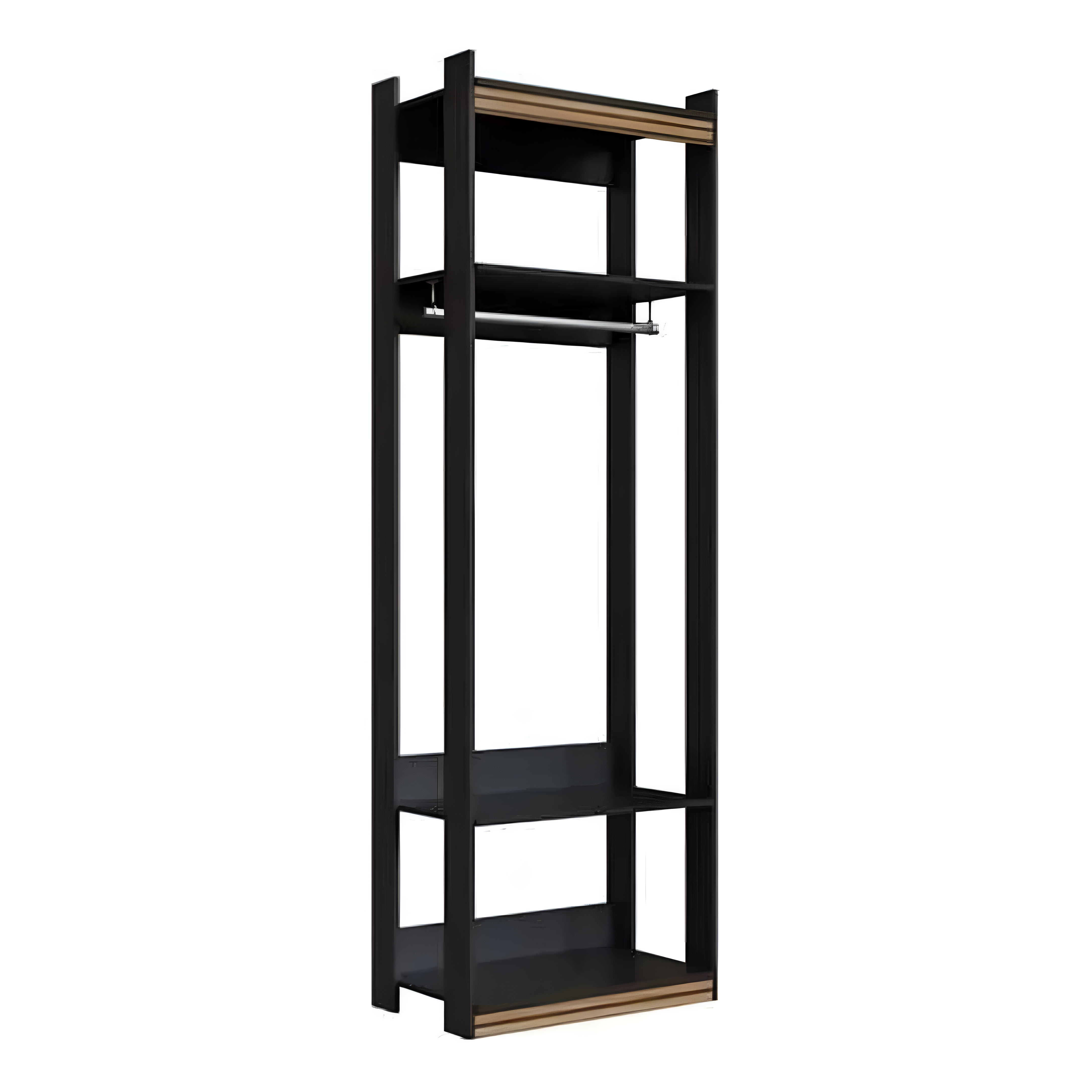 Estantería Multifunción Organizador Hogar 4 Estantes Negro®