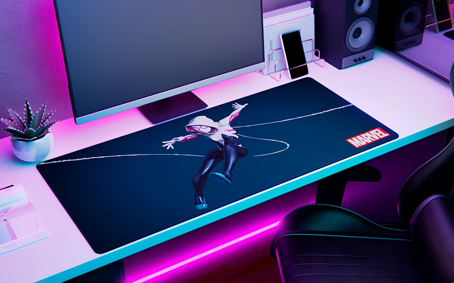 Mousepad Xxl Xtech Edición Ghost Spider Goma Antideslizante®