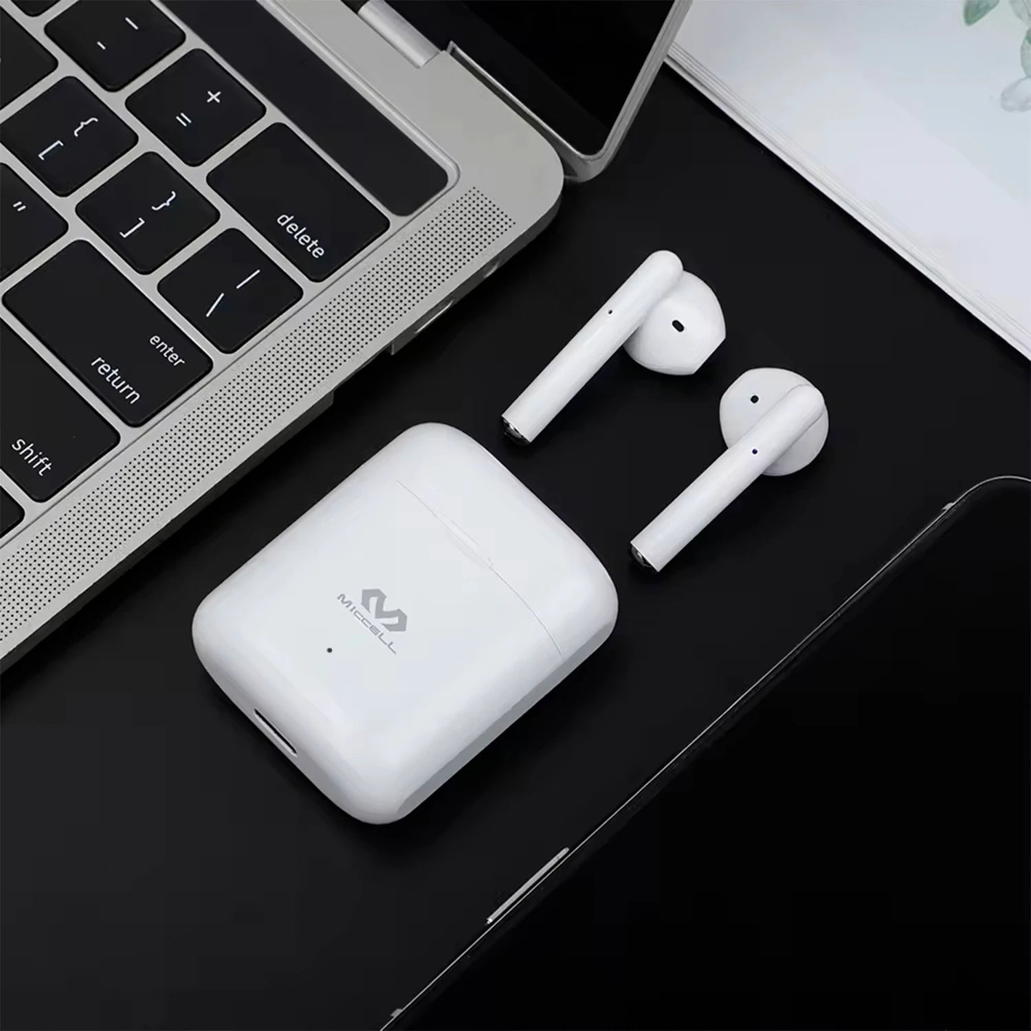 Auricular Bt Tws Miccell Vq-bh10 Blanco Control Tactil®
