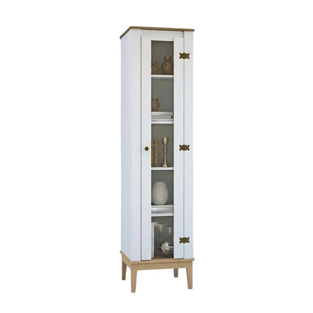 Armario Cristalero Living 1 Puerta Estilo Colonial Premium®
