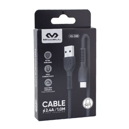 Cables Usb Tipo C Miccell 2.4a 1.0m®