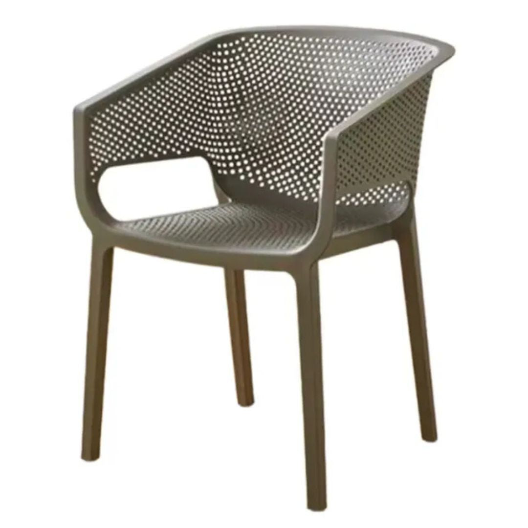 Silla De Exterior Con Respaldo Diseño Apilable Y Resistente®