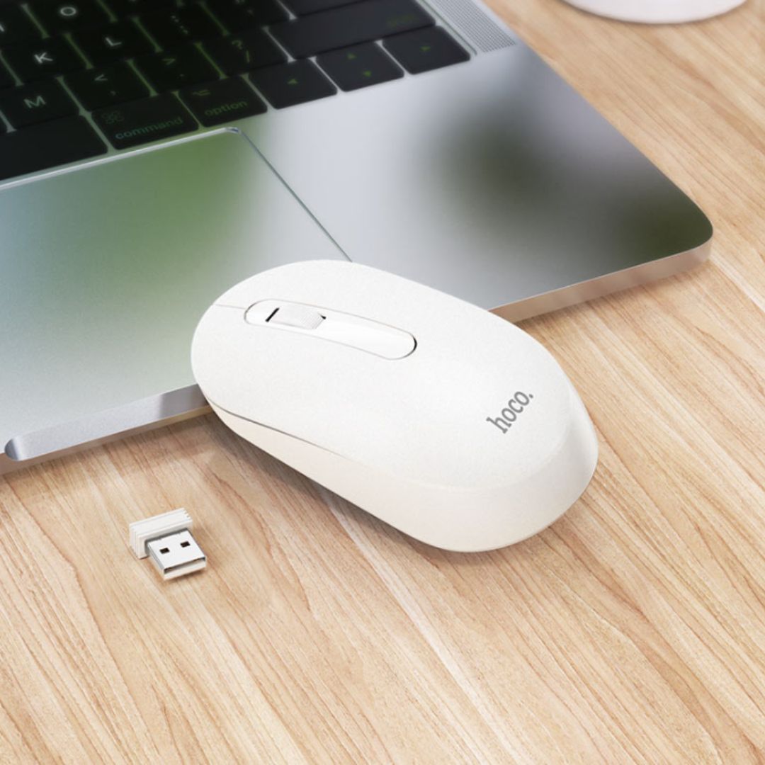 Mouse Inalambrico Hoco Gm14 Platinum 2.4g Calidad Practico®