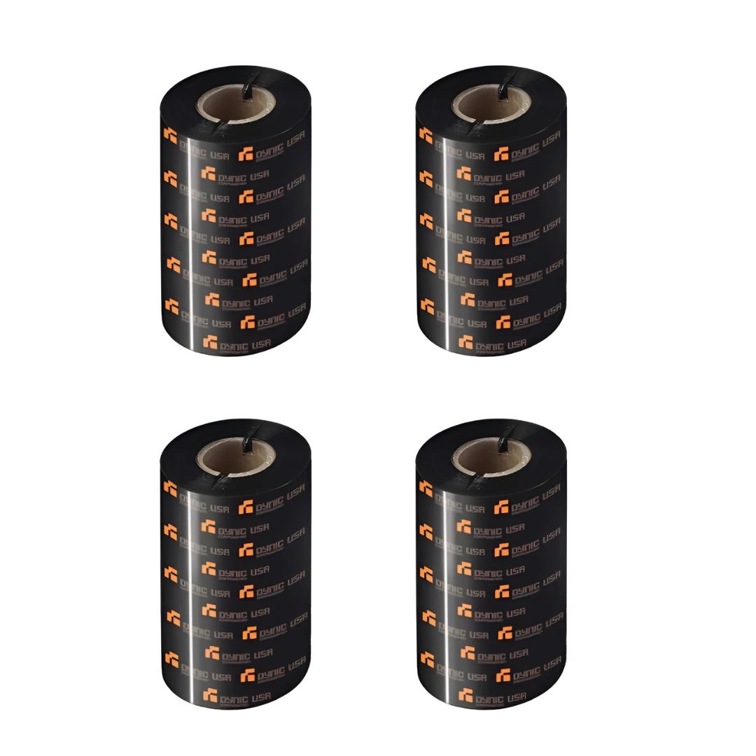 Cinta Para Impresora pack X4 Unidades Negra Ribbon Cera Prof®