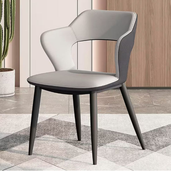 Silla De Comedor Recepción Tapizada gris®