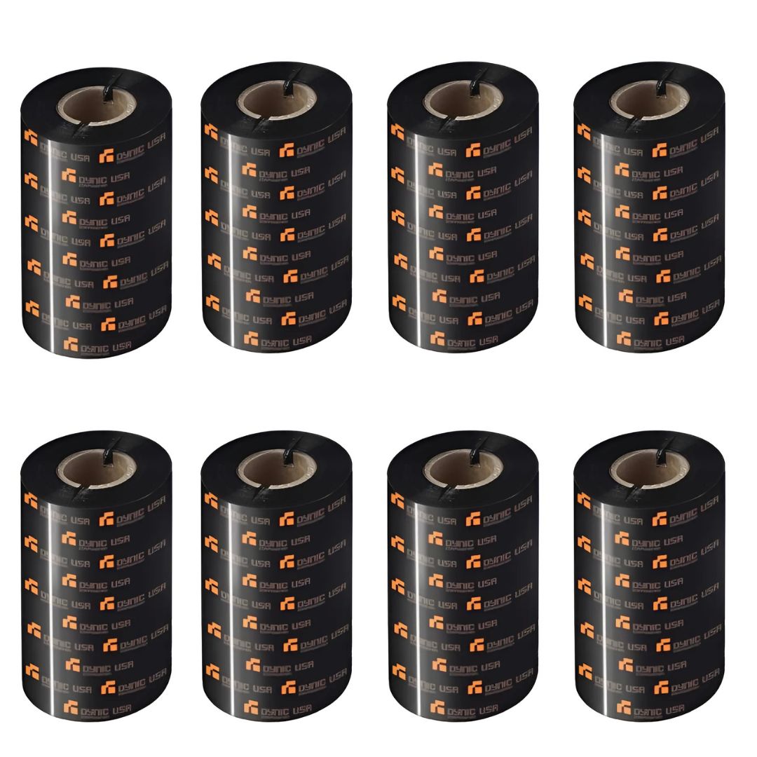 Cinta Para Impresora pack X8 Unidades Negra Ribbon Cera 300m C/u®