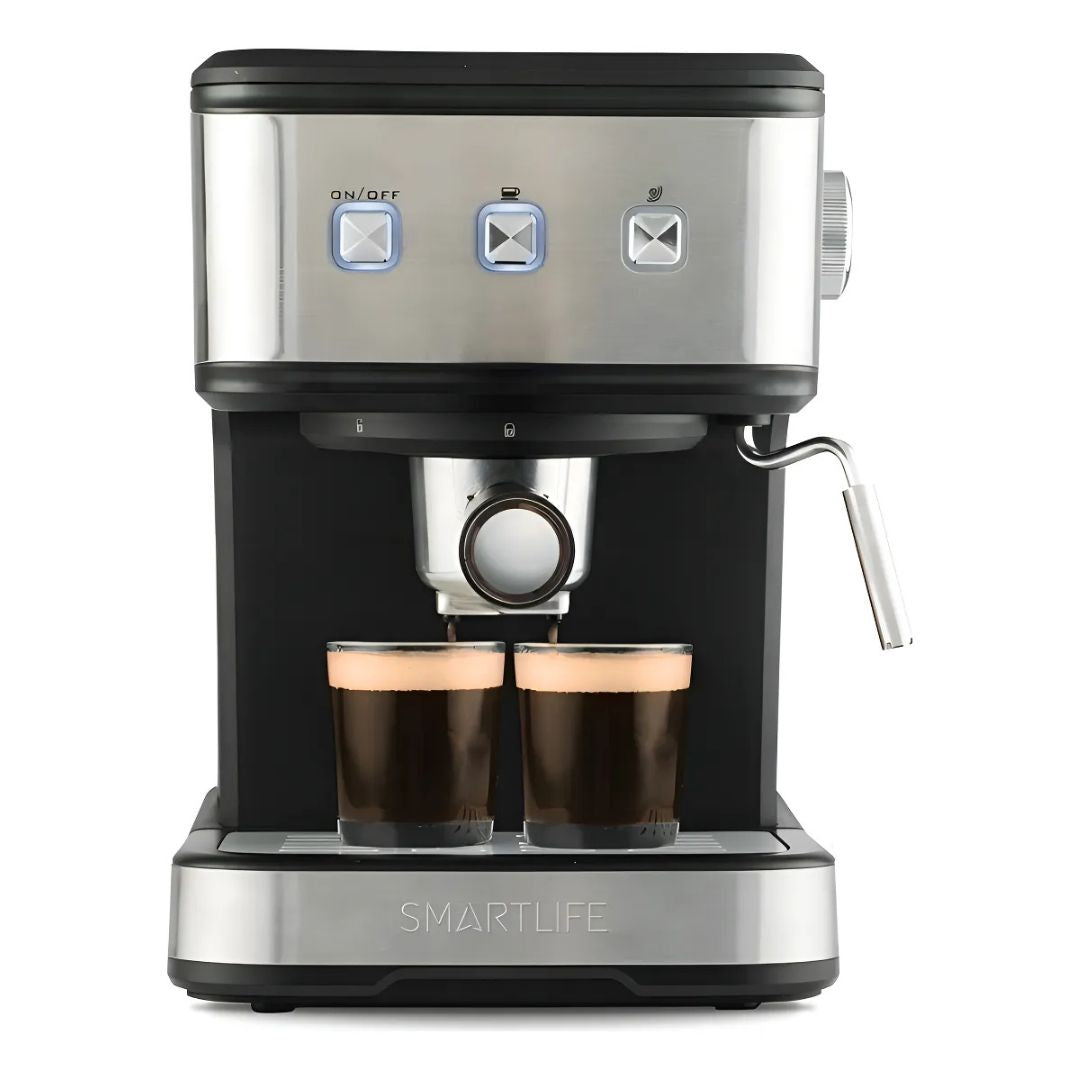 Cafetera Smartlife Sl-ec8501 Automática Negra Y Plateada®