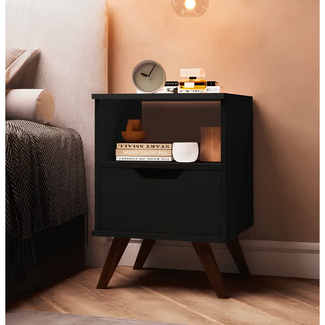 Mesita de Luz Colonial 1cajon MDF Premium Calidad Cava®
