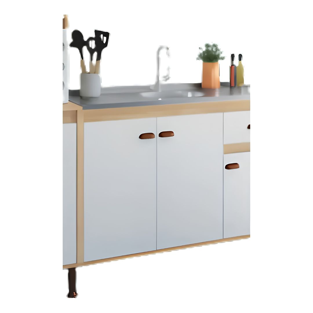 Bajo Mesada 2 Puertas Diseño Clásico Resistente Madera Mdf®