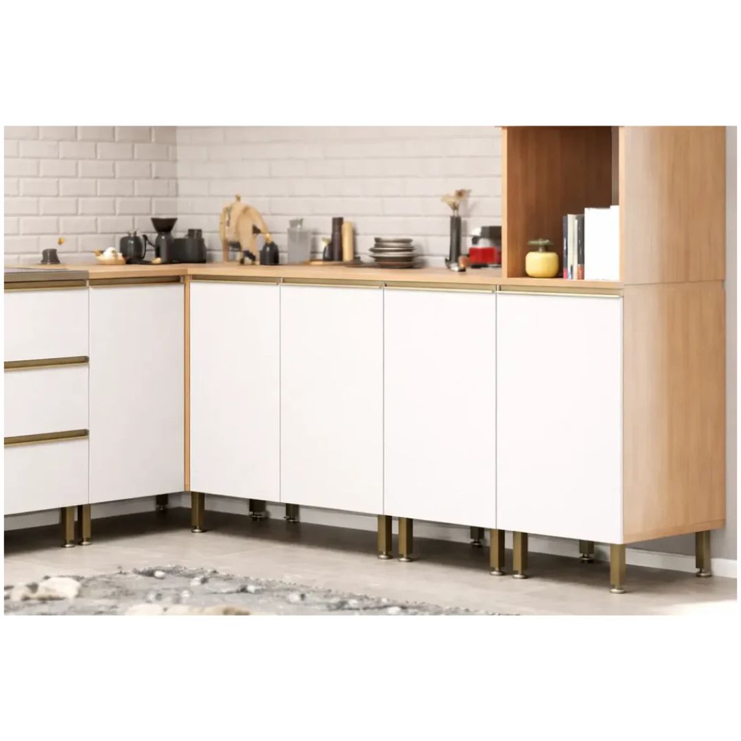 Mueble Bajo Mesada MDP Resistente Rebeca Moderno Amplio®