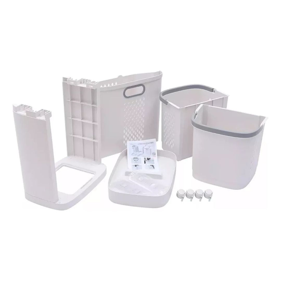 Carro Organizador para Ropa Sucia - 3 Cestos®