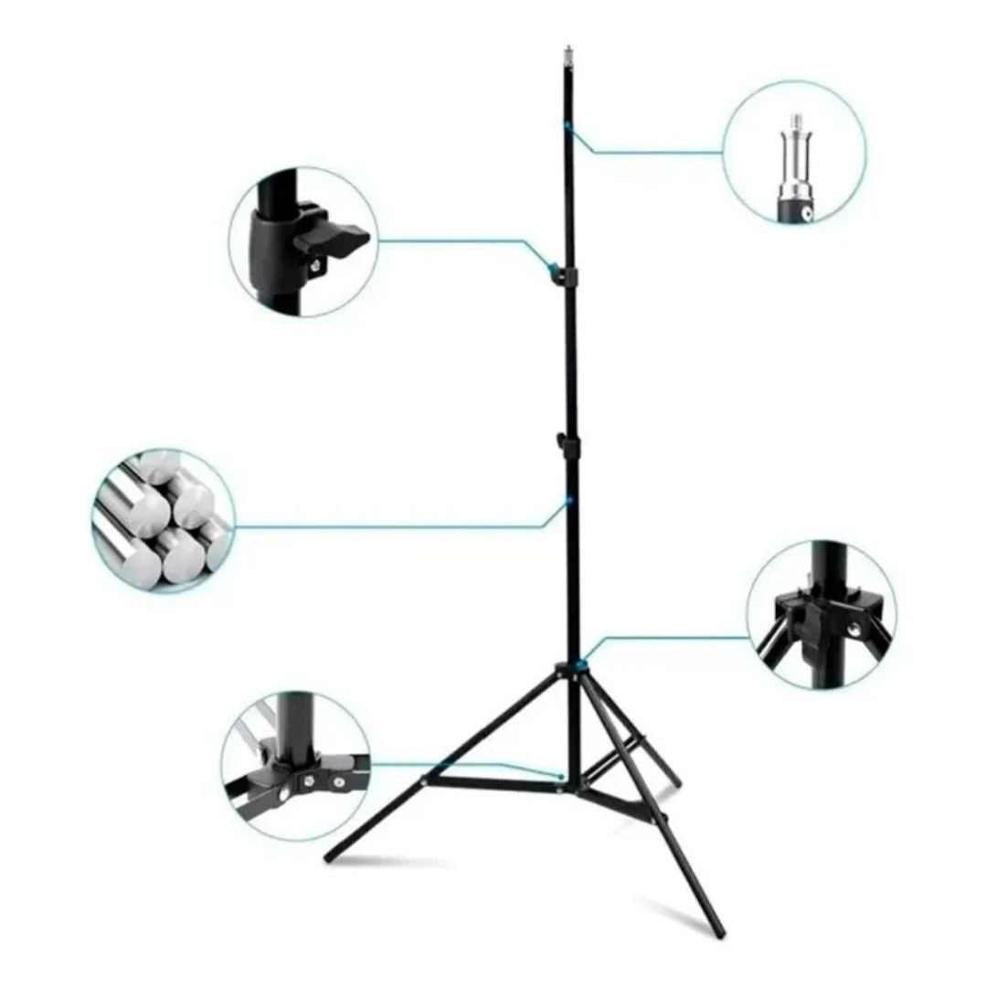 Aro De Luz Led Profesional 18 Pulgadas Incluye Tripié 2.1mt®
