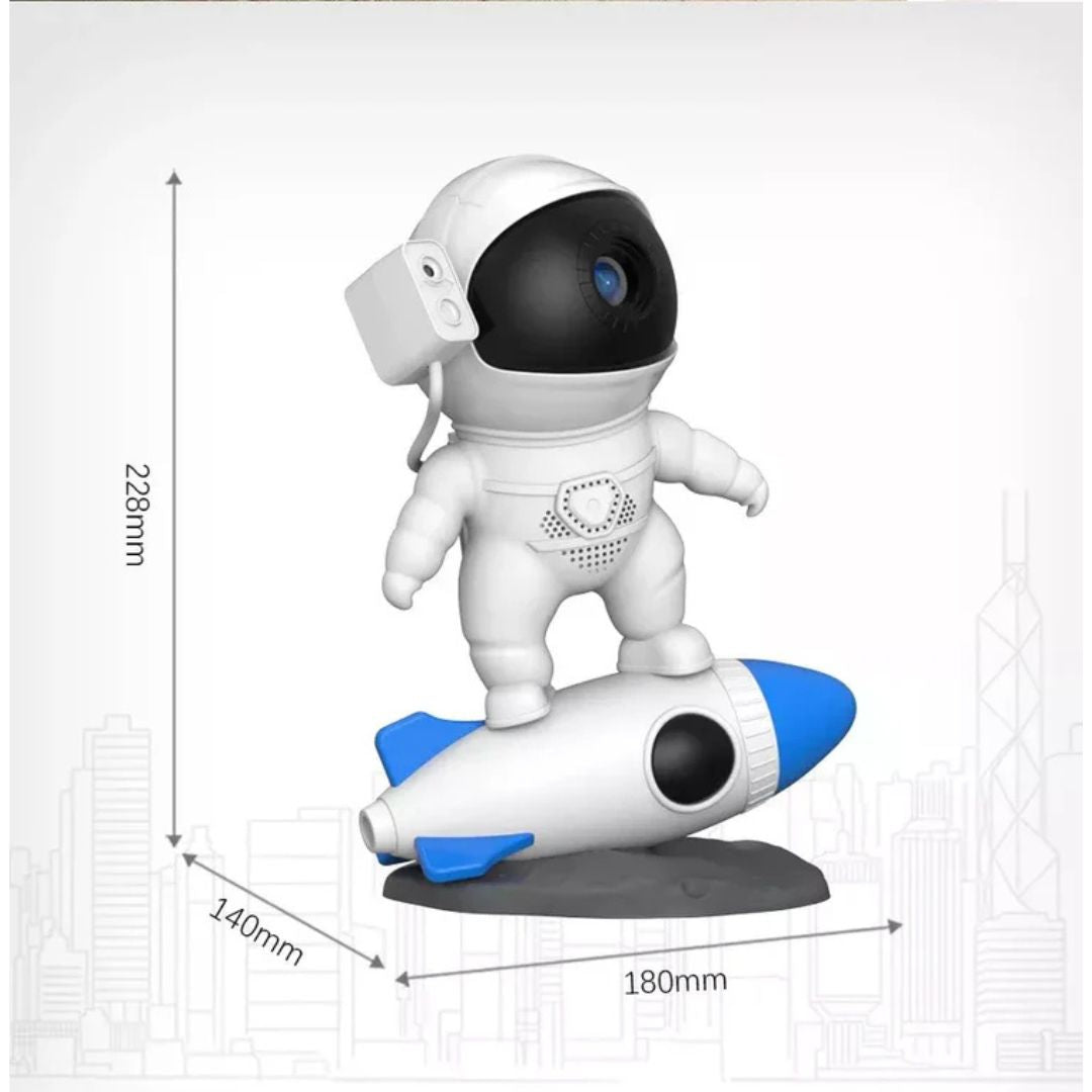 Lampara Proyector Astronauta En Cohete®