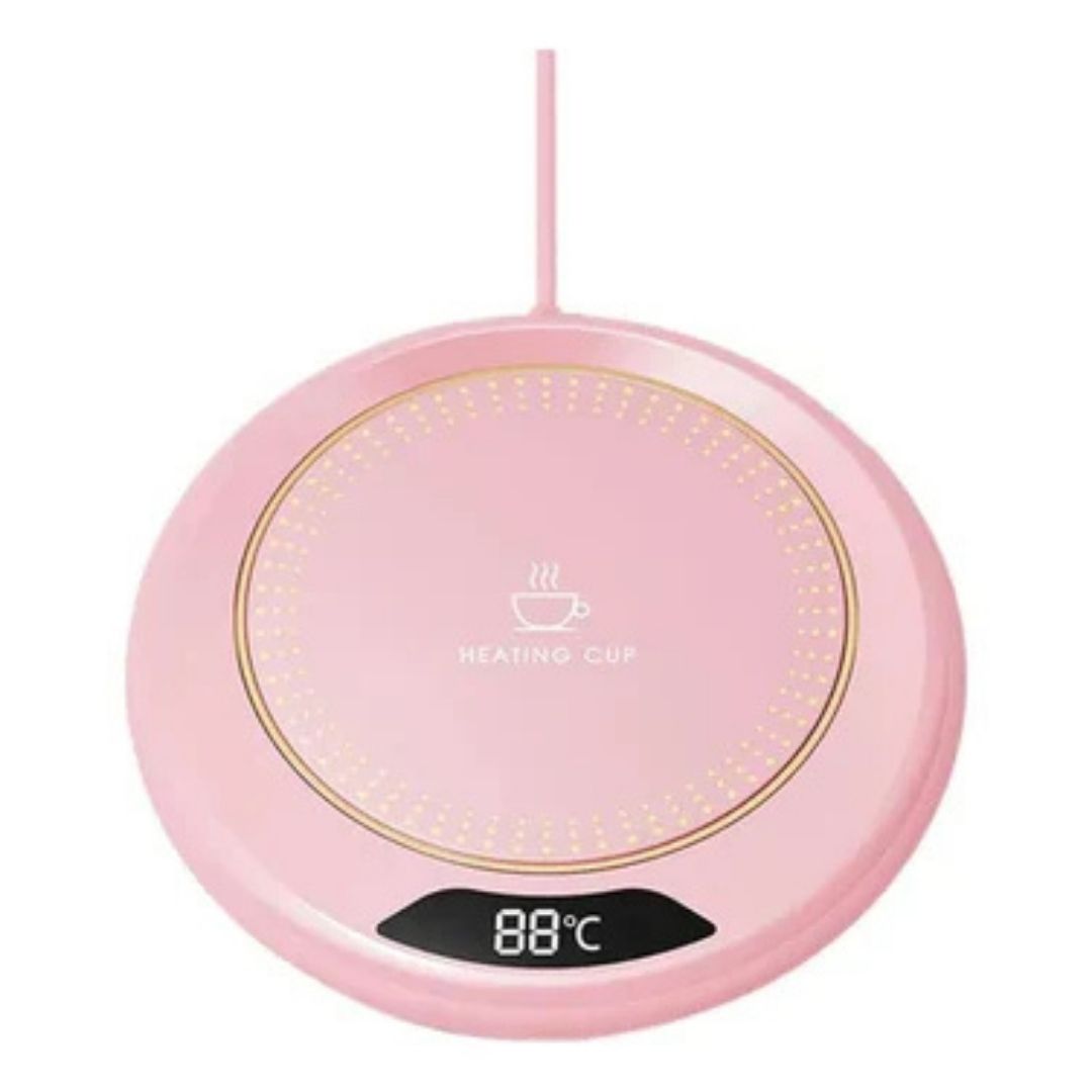 Base Calentadora Para Taza De Café Rosa®