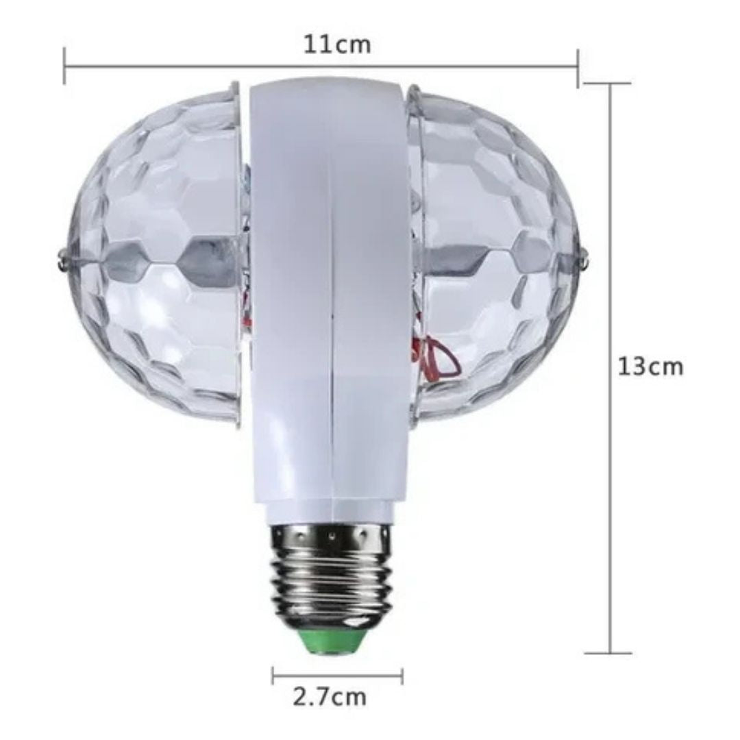 Lámpara Led Rgb Doble Giratoria Discoteca®