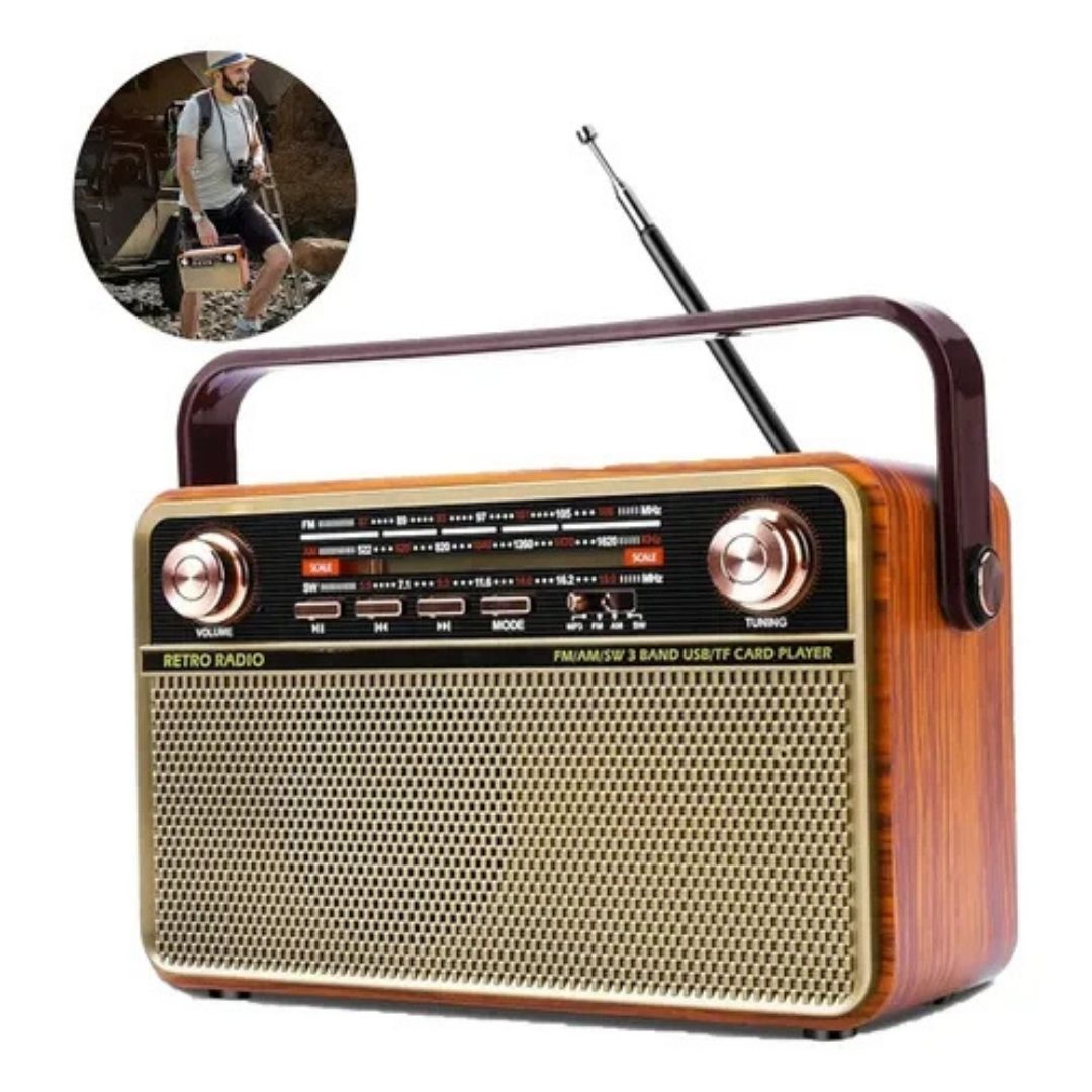 Radio Retro Portátil Cmik Mk-621®