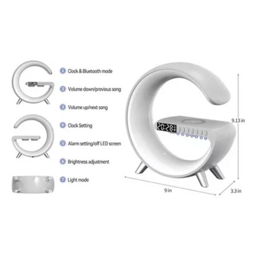 Lámpara De Mesa Rgb con Cargador inalámbrico®