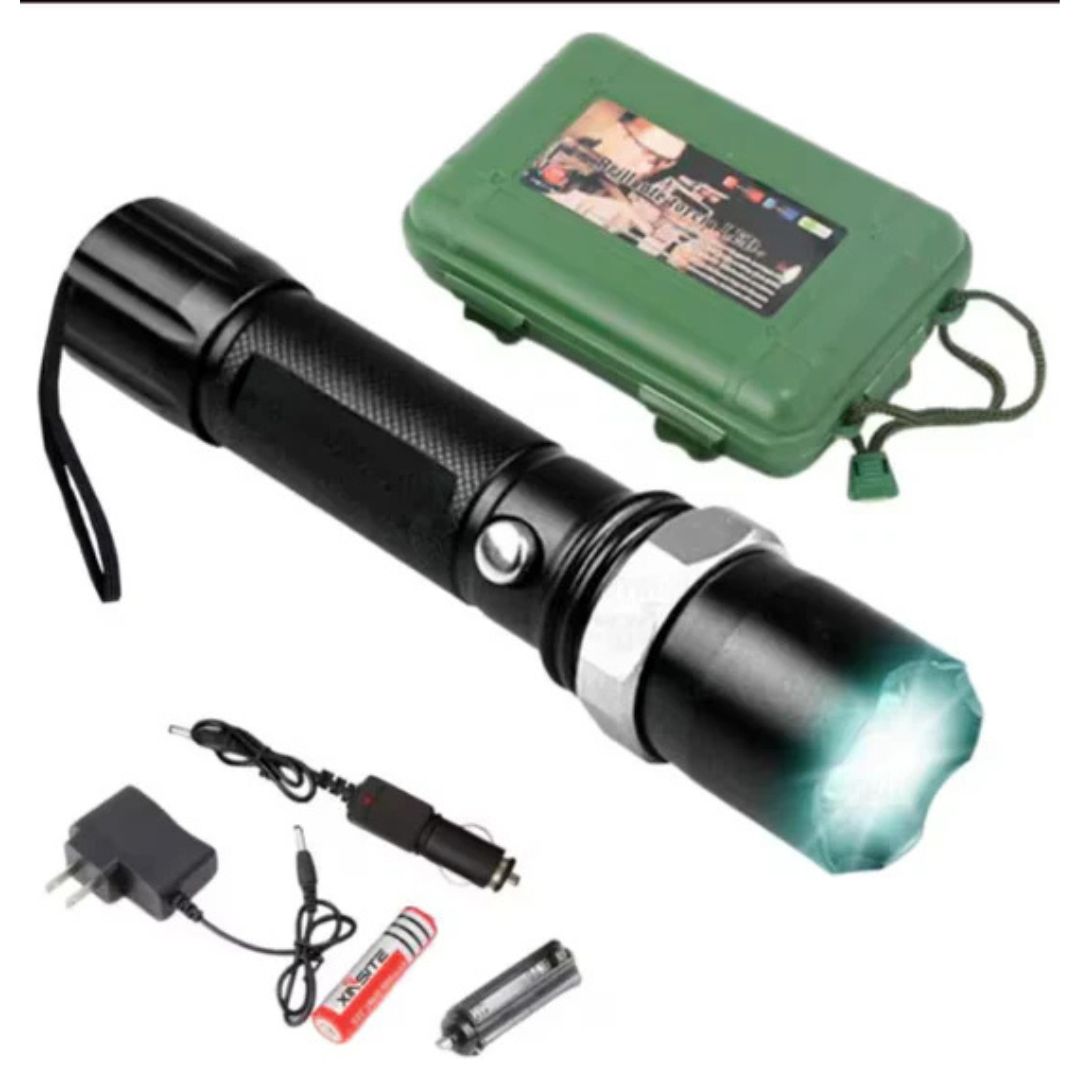 Linterna Swat Recargable Para Camping®
