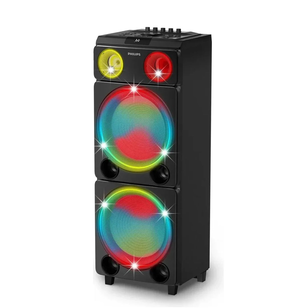 Parlante Philips Con Bluetooth Luces Led 260w Tws Tax5509®