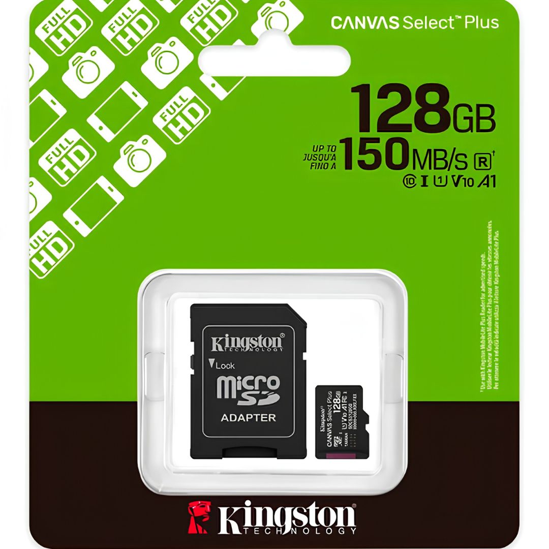 Tarjeta Memoria Micro Sd Kingston Canvas Select Plus 128gb®