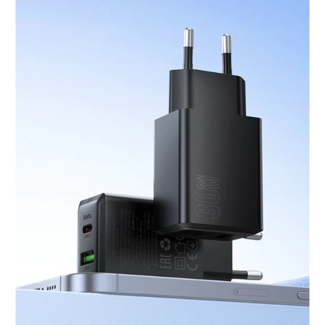 Cargador Rápido De Doble Puerto 30w Hoco®