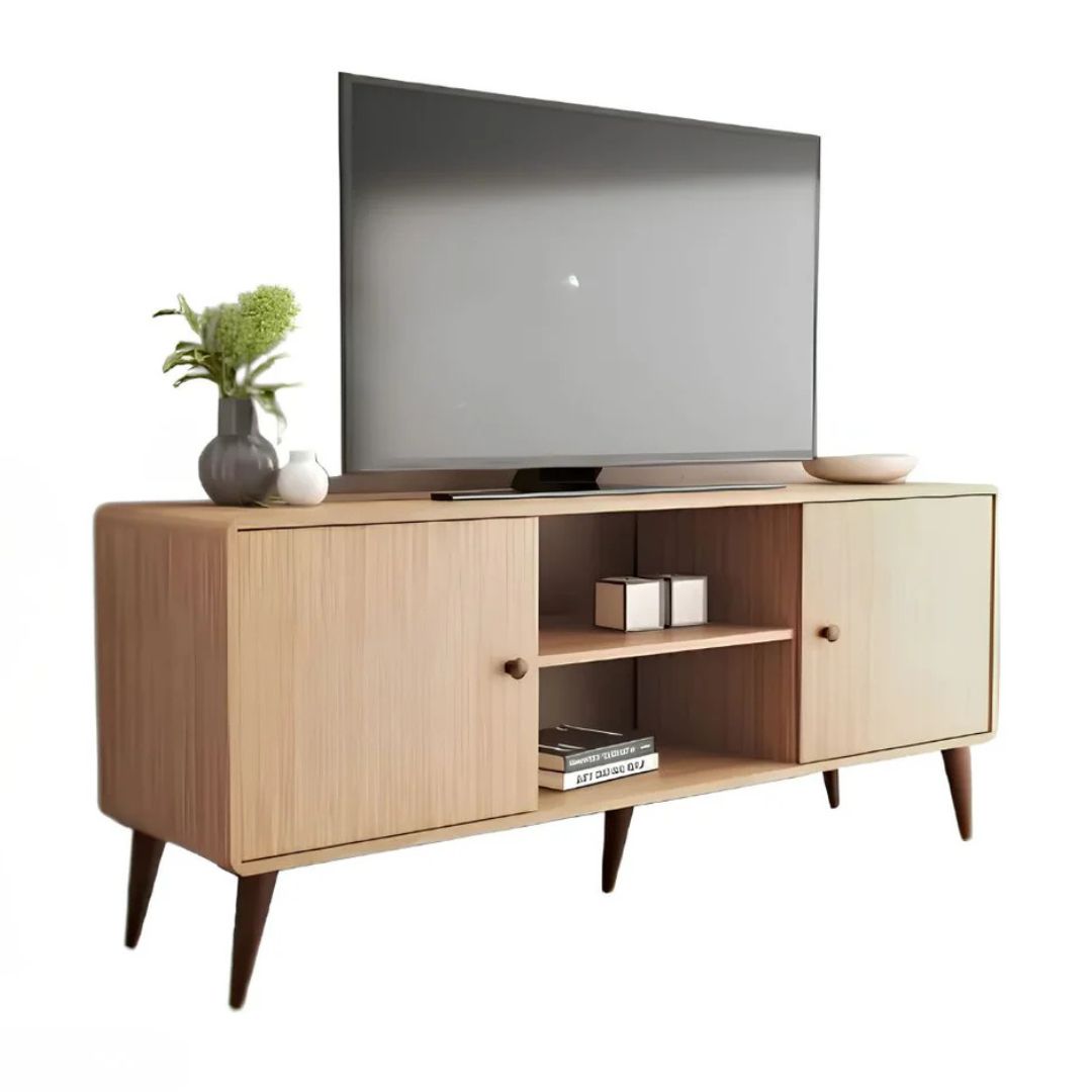Rack para TV Minimalista Madera MDF Resistente Linea Curve®