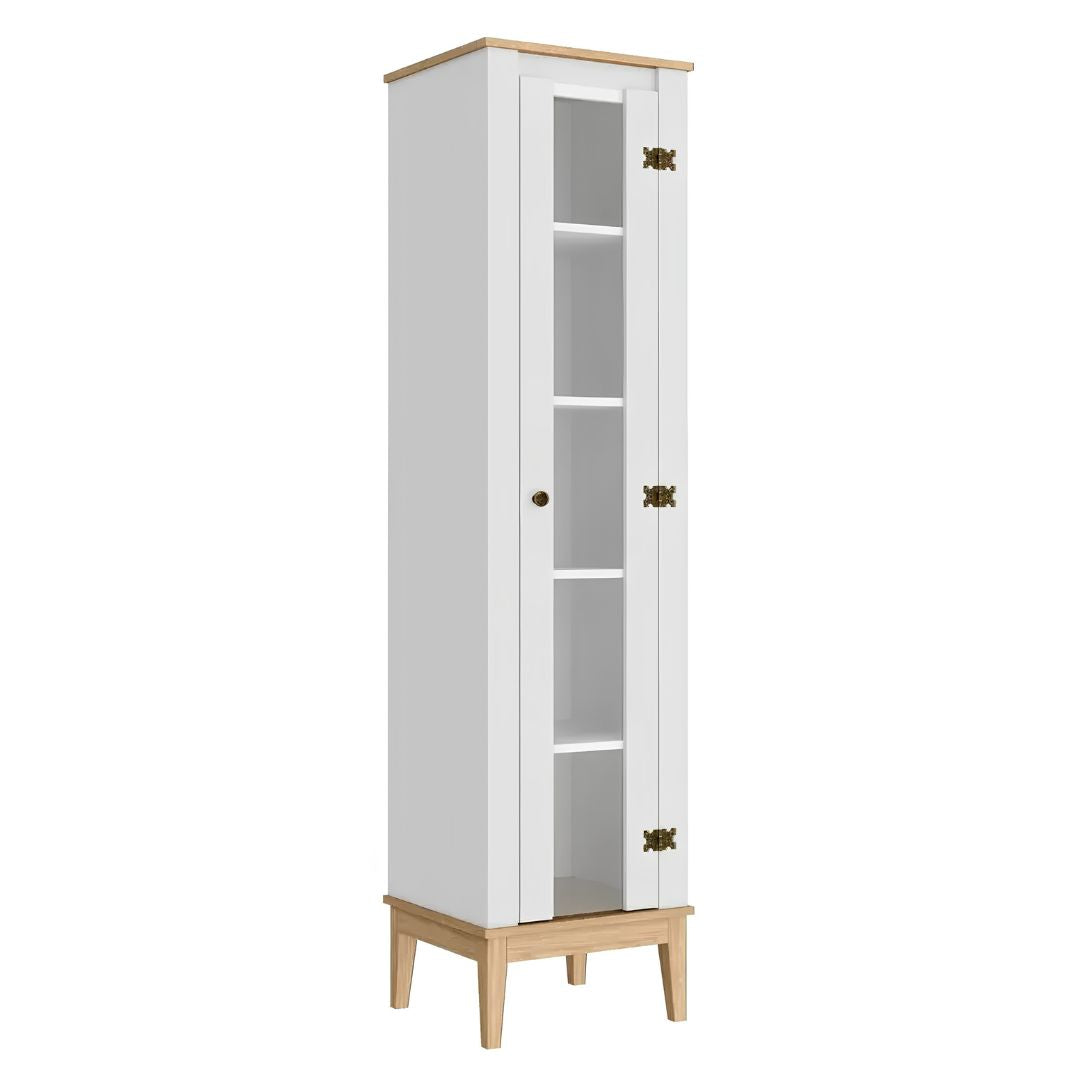 Armario Cristalero Living 1 Puerta Estilo Colonial Premium®