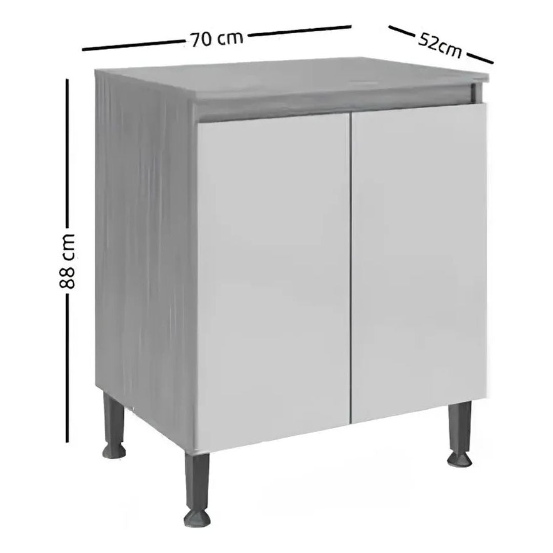 Mueble Cocina Rebeca 2 Puertas Compacto Funcional Nórdico®