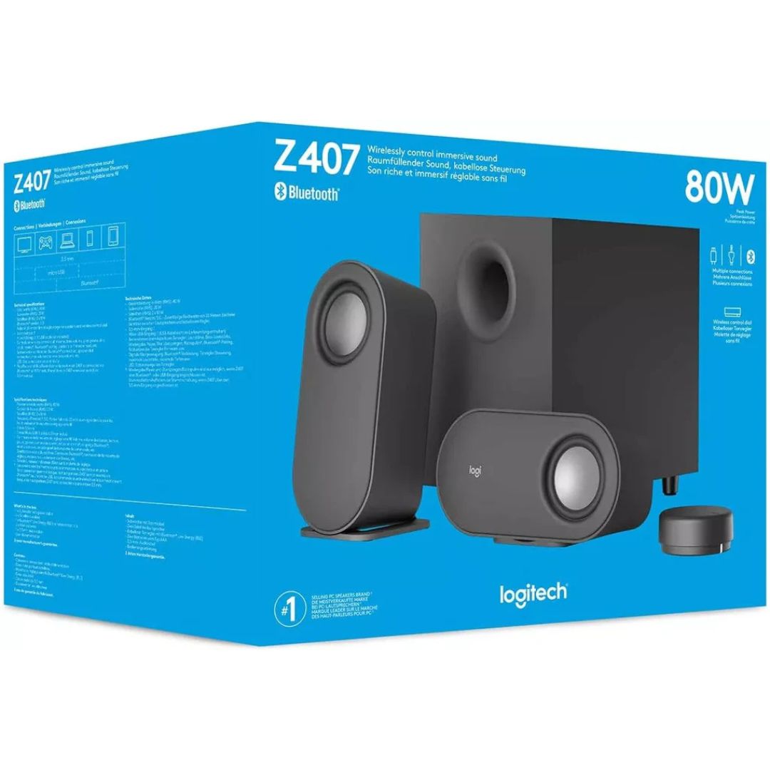 Logitech Z407 Parlante Inalámbrico Bluetooth