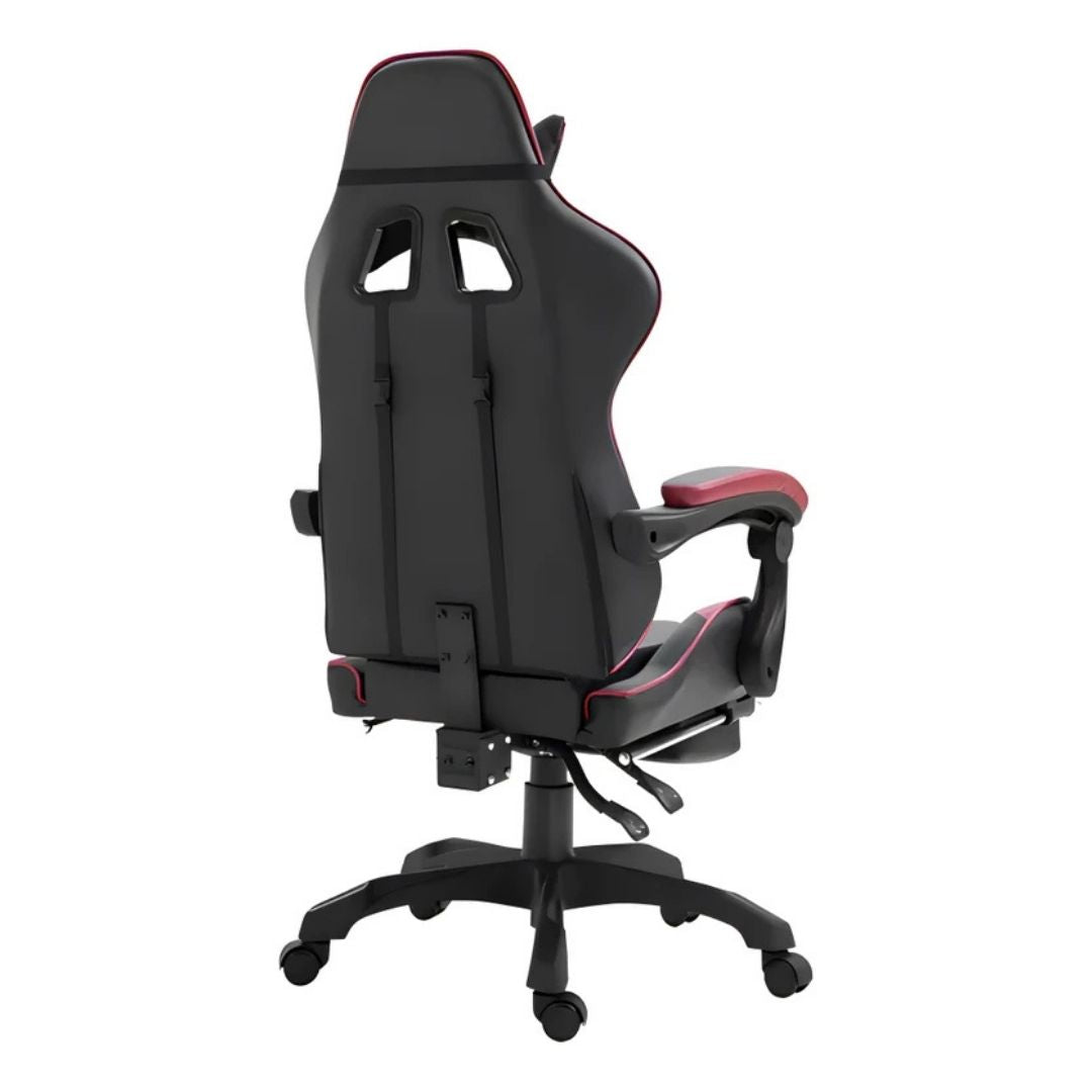 Silla Gamer Reclinable Con Posa Pie Y Almohadones®