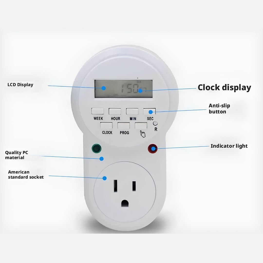 Temporizador Electrónico Lámpara Uv Apagado Automático®