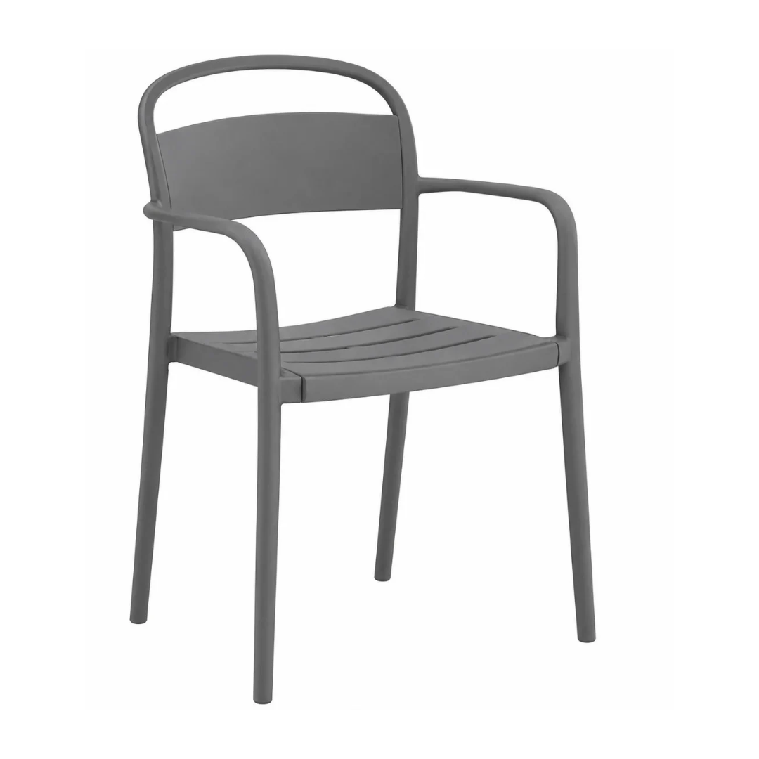 Silla De Comedor O Exterior De Propileno Resistente Gris®