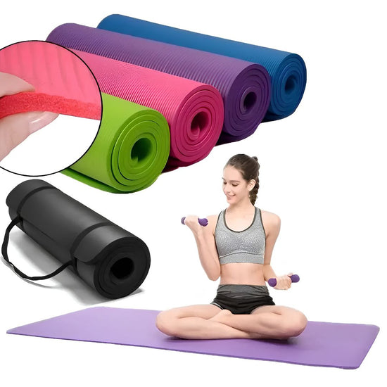 Colchoneta para Yoga Pilates Gimnasia con Cinta Transportadora