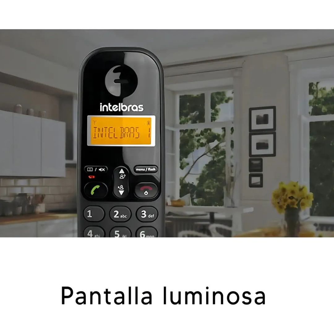 Teléfono Inalámbrico Intelbras Digital +extensión Adicional®