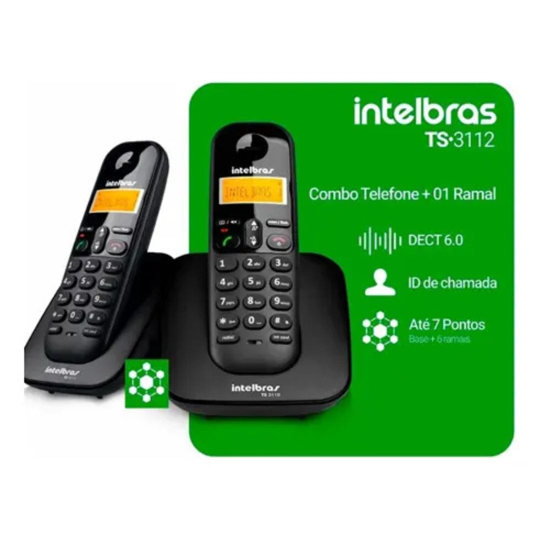 Teléfono Inalámbrico Intelbras Digital +extensión Adicional®