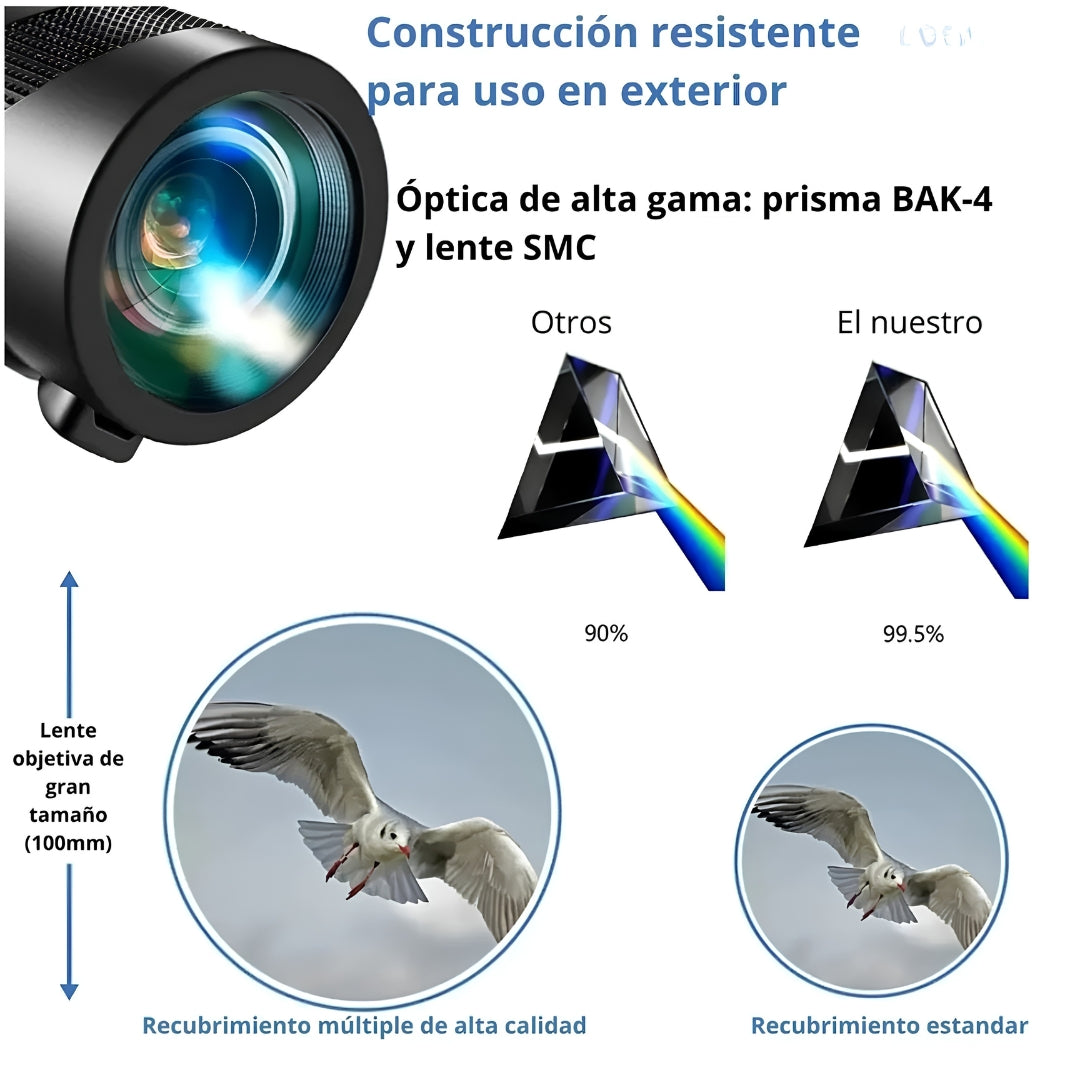 Monocular De Alta Potencia 80x100®