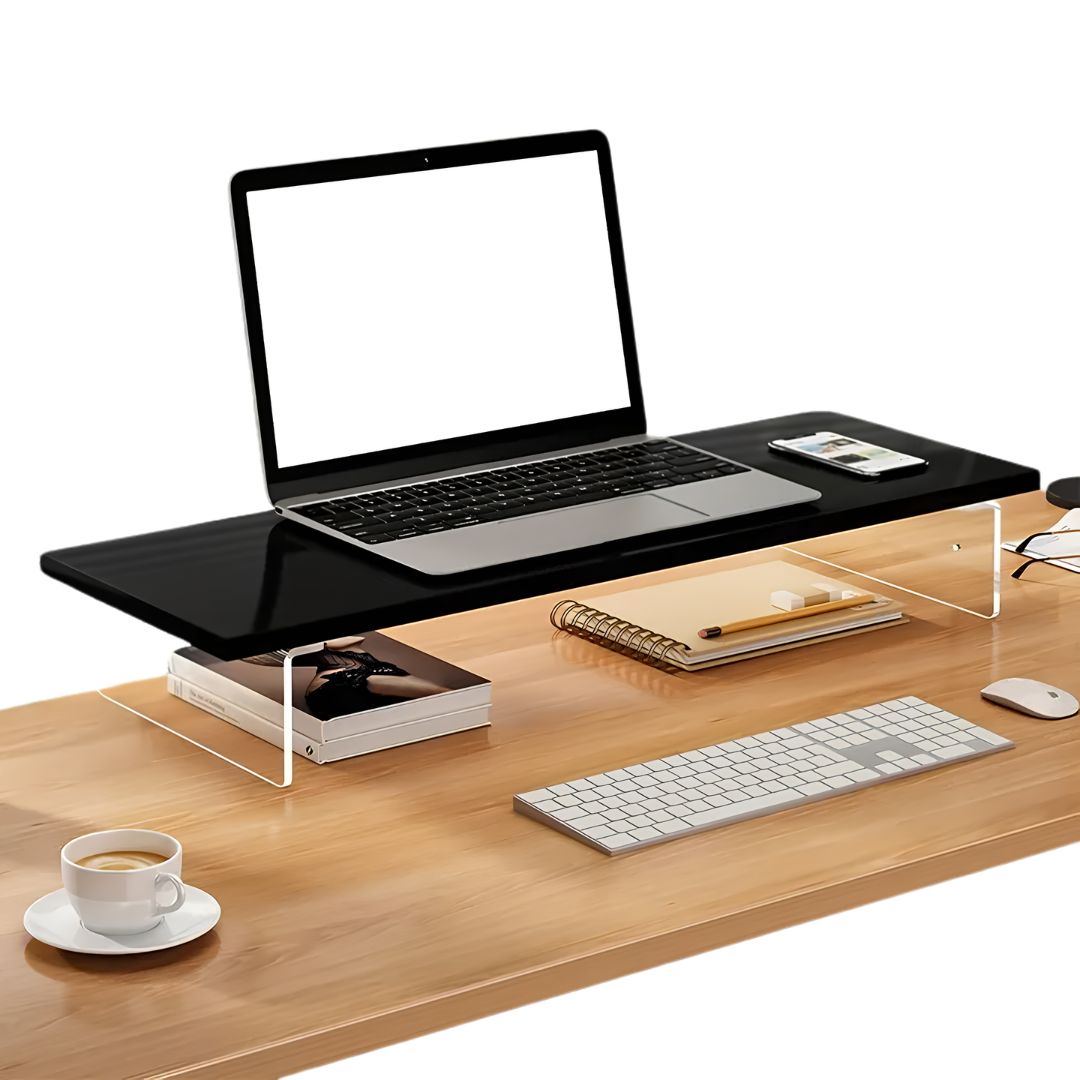 Base Elevadora De Monitor MDF+Fibra De Carbono®