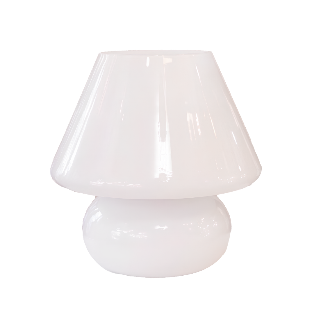 Lampara Luminaria Tipo Hongo De Vidrio Estilo Contemporaneo®