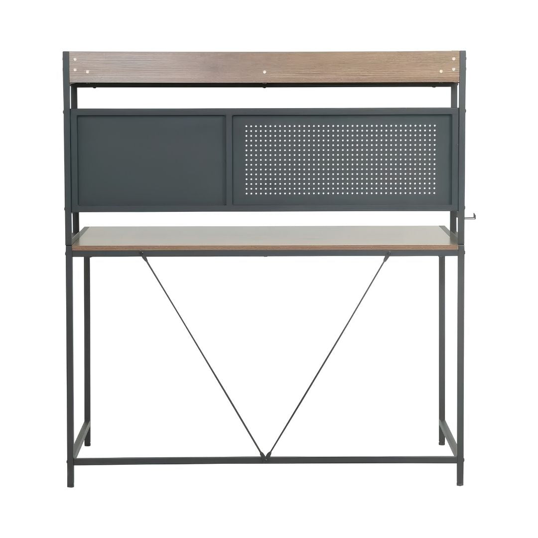 Escritorio Industrial Con Estante/panel Organizador Premium®