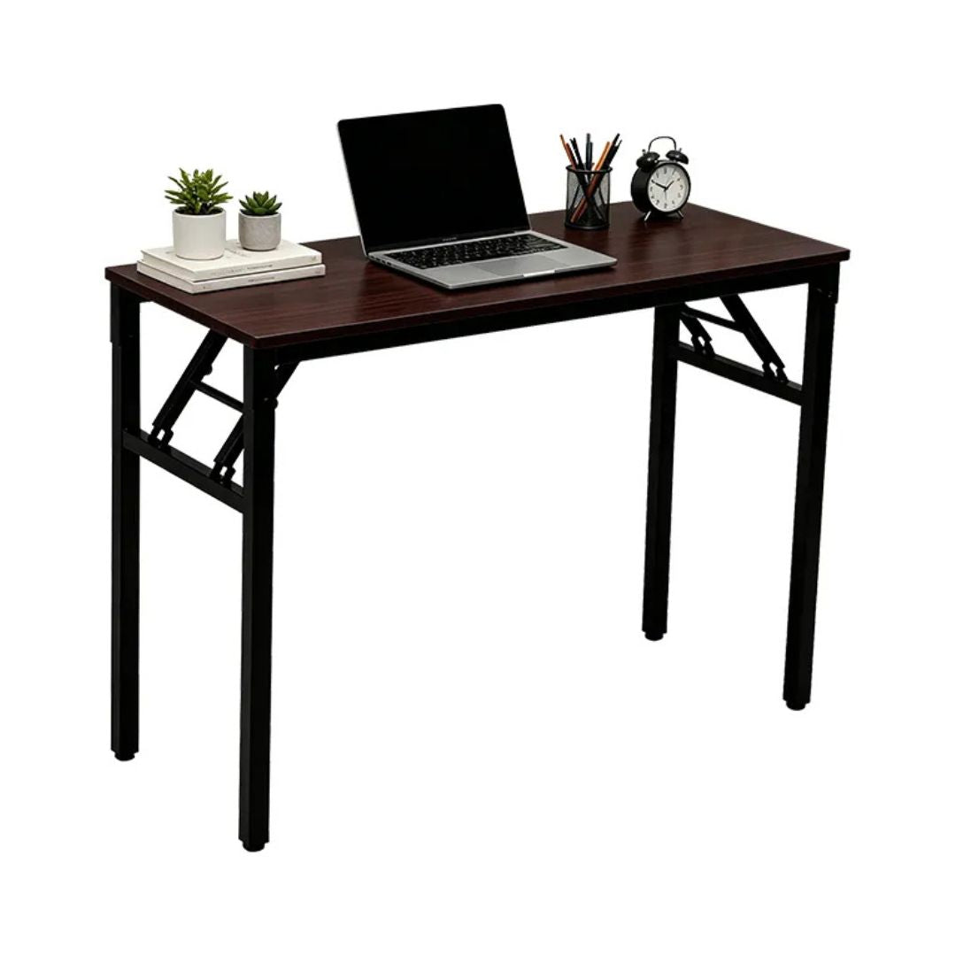 Escritorio Plegable Funcional Mdf+patas De Hierro 100x75cm®
