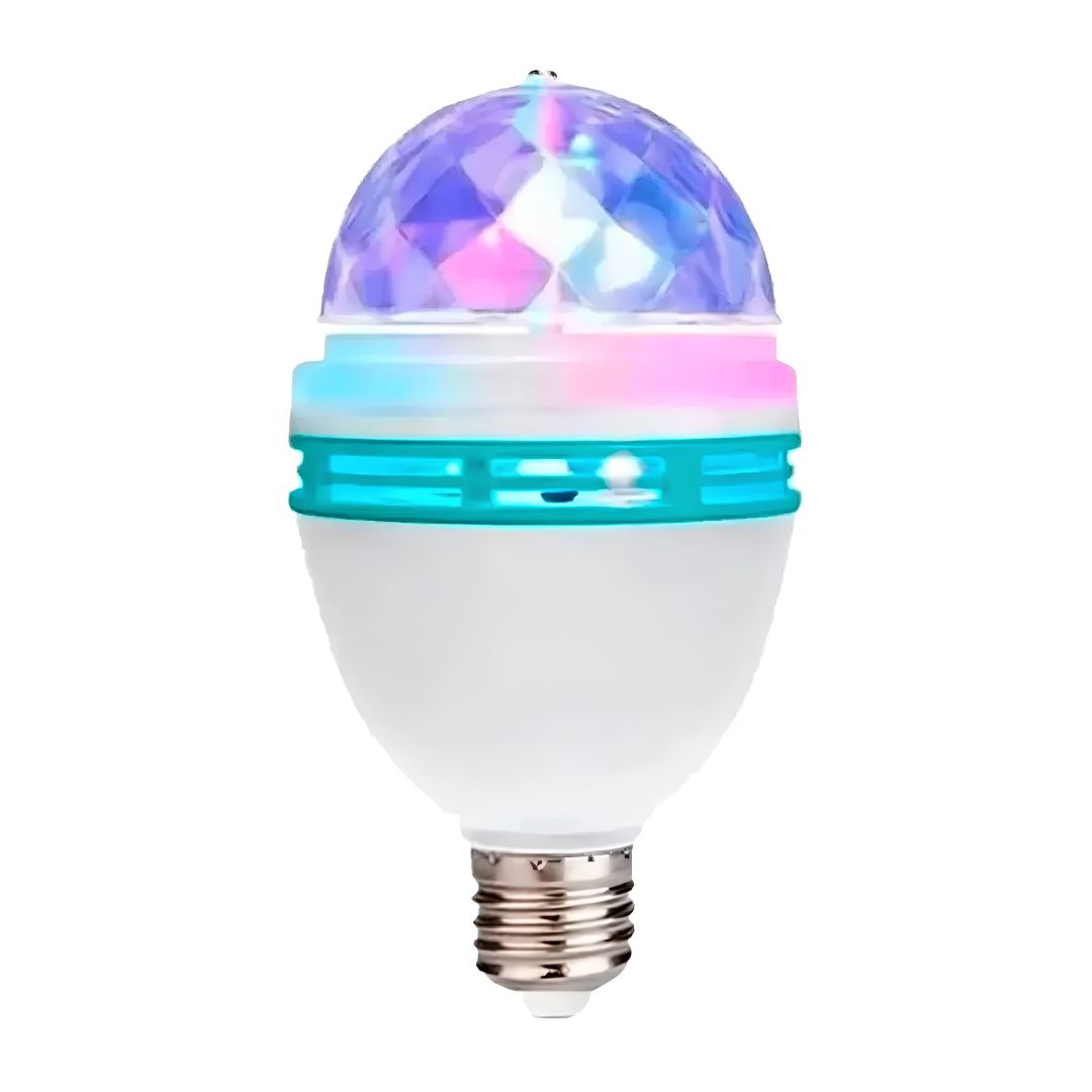 Bombillo Led Discotequero Giratorio Luces Colores®