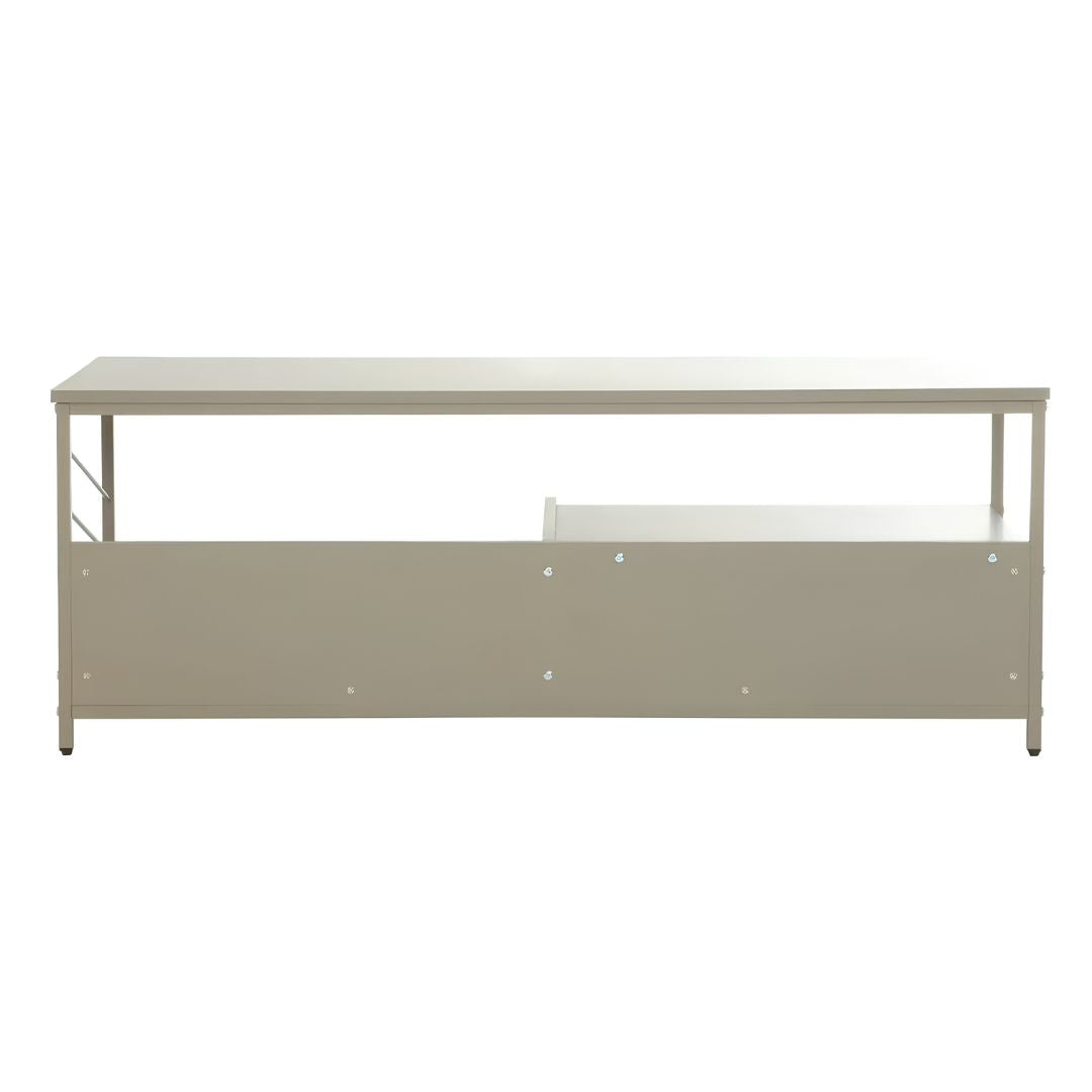 Rack Para Tv Industrial Mdf/metal Premium+Estantes Beige®