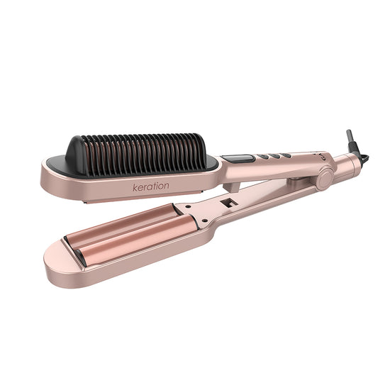 Rizador GAMA Italy Waver Y Brush Keration Ondula Y Alisa®