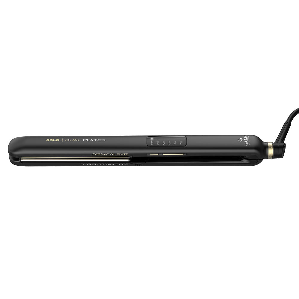 Plancha De Pelo GAMA Cp14 Dual Plate Gold Aceite De Argan®