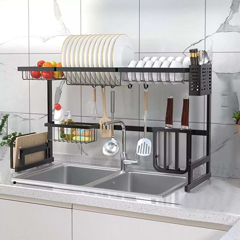 Escurridor De Platos Vasos Acero Inoxidable Premium 55cm Ind